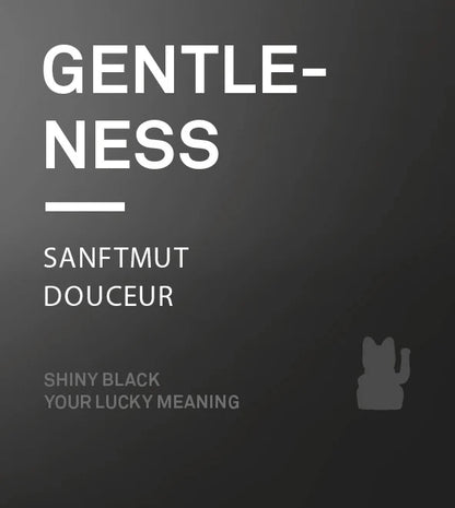 Chat Chanceux Noir Glossy