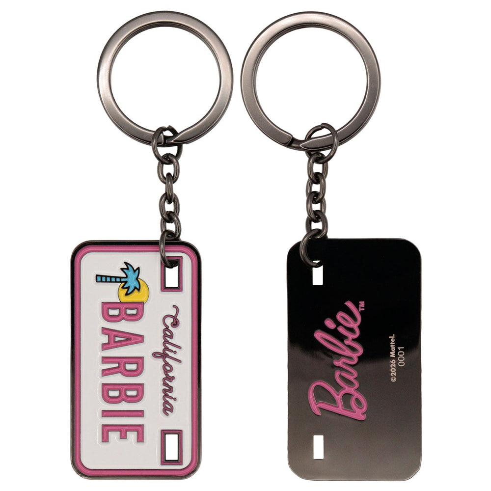 Porte-clés Barbie - Plaque d’immatriculation