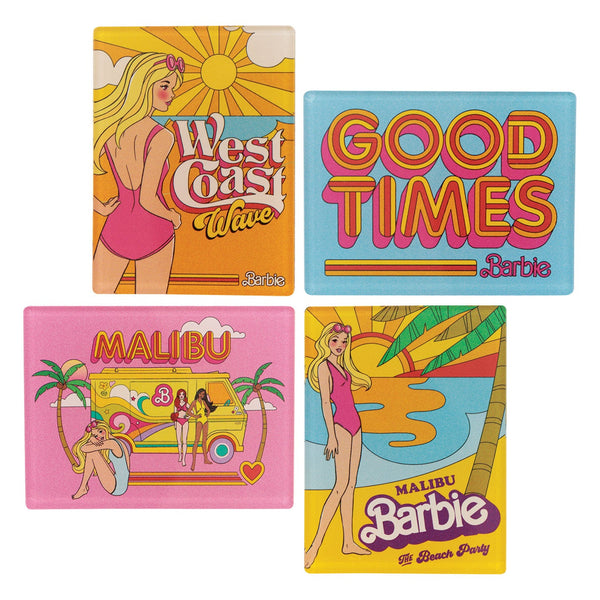 Set de 4 magnets Barbie - ™ - Malibu Barbie