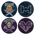 Set de 4 sous-verres métal imprimés Masters of the Universe