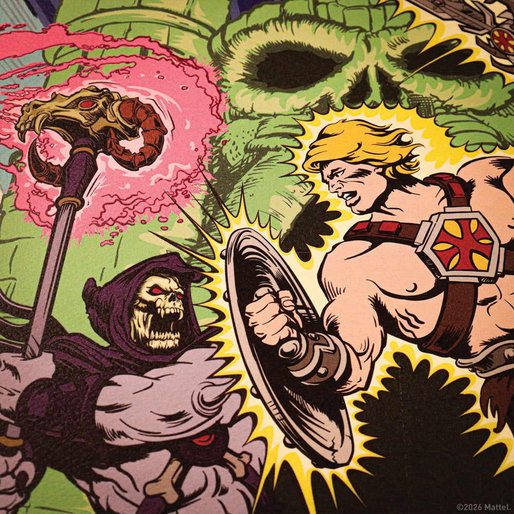 Affiche collector Masters of the Universe - He-Man & Skeletor