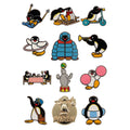 Display de 12 blind boxes Pingu - pin’s mystère