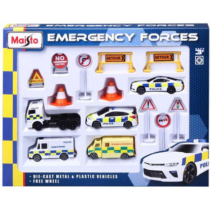 Coffret de jeu Force d'urgence en métal frais