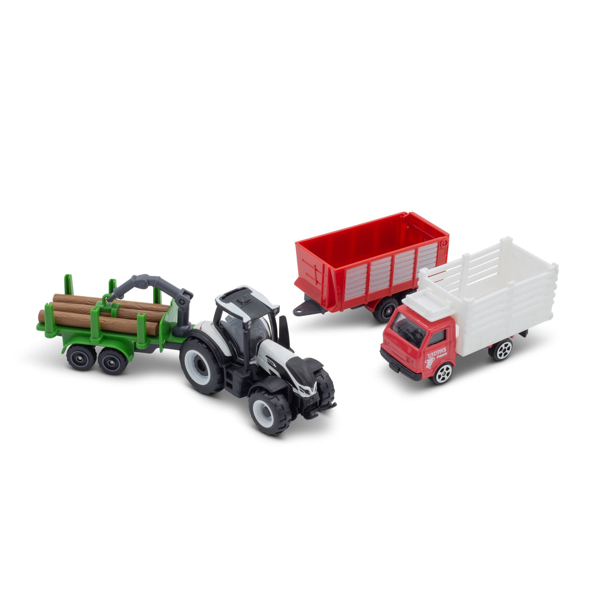 MINI-ENGINS DE TRAVAIL - LOT DE 4 TRACTEURS. VALTRA