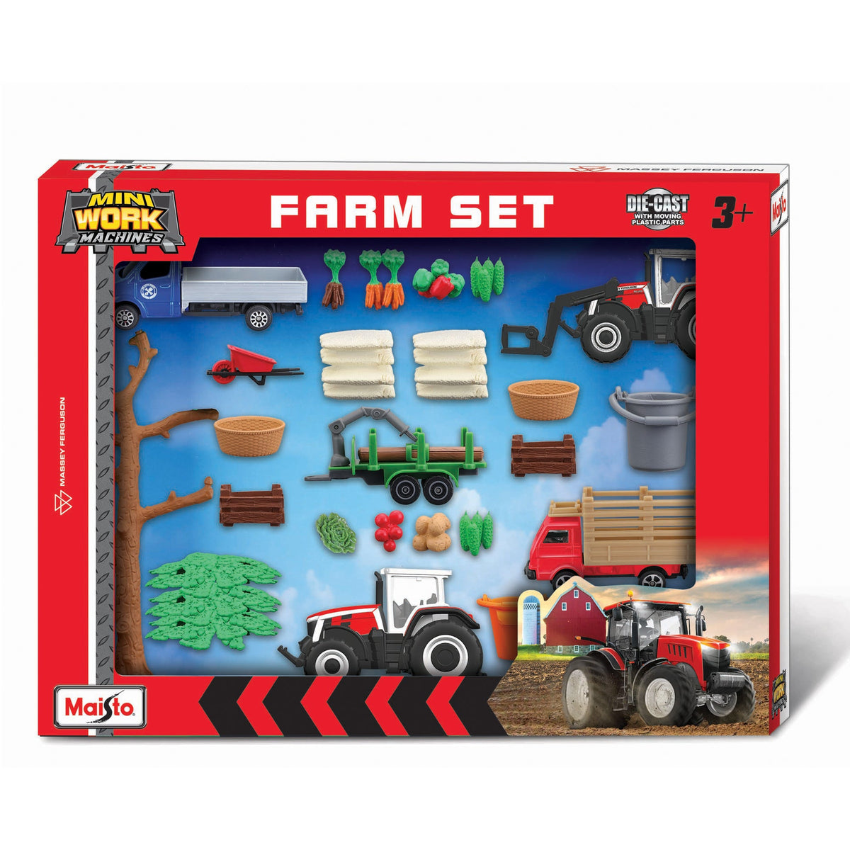 MINI MACHINES DE TRAVAIL - SUPER FERME MASSEY FERGUSON