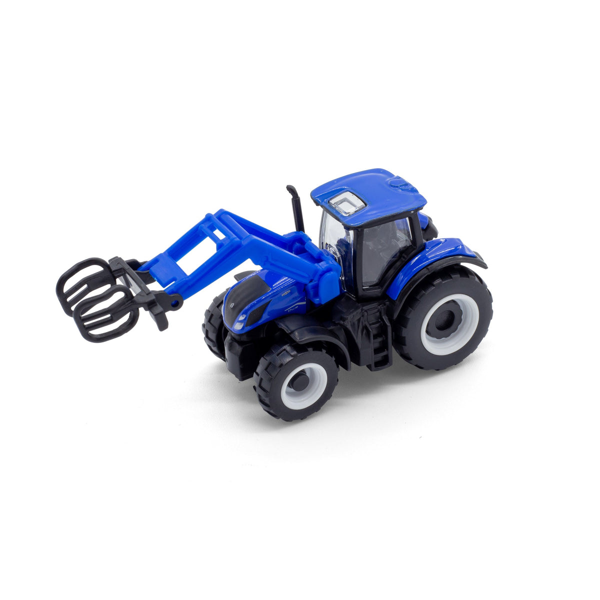 MINI MACHINES DE TRAVAIL - TRACTEUR NEW HOLLAND 3" AVEC CHARGEUR FRONTAL