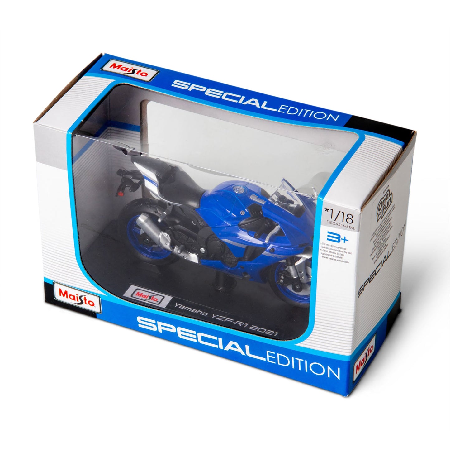 1:18 2021 YAMAHA YZF-R1 MOTORCYCLE