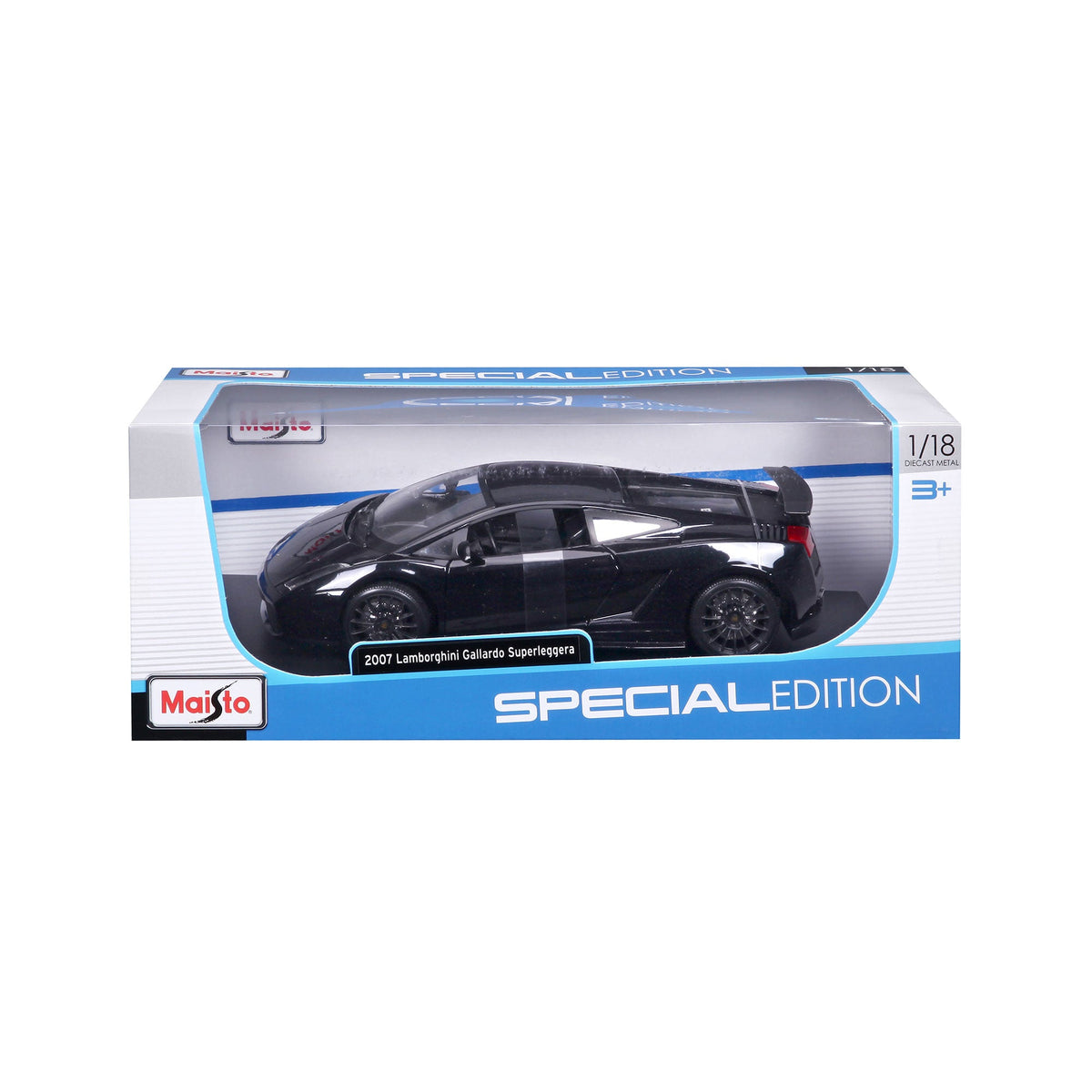 1:18 2007 LAMBORGHINI GALLARDO SUPERLEGGERA NOIR