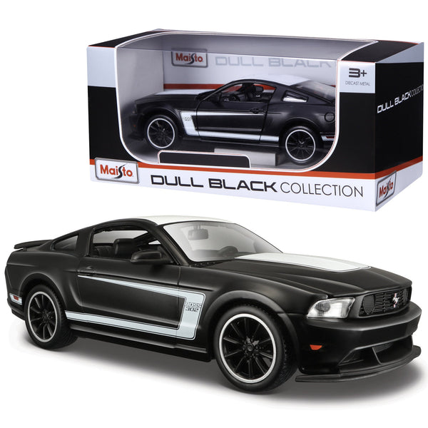 FORD MUSTANG NOIR MAT 1:24