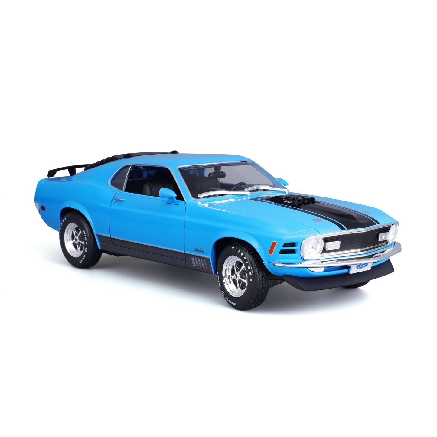 1:18 FORD MUSTANG MACH 1 1970 - BLEU