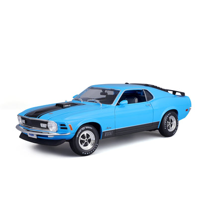 1:18 FORD MUSTANG MACH 1 1970 - BLEU