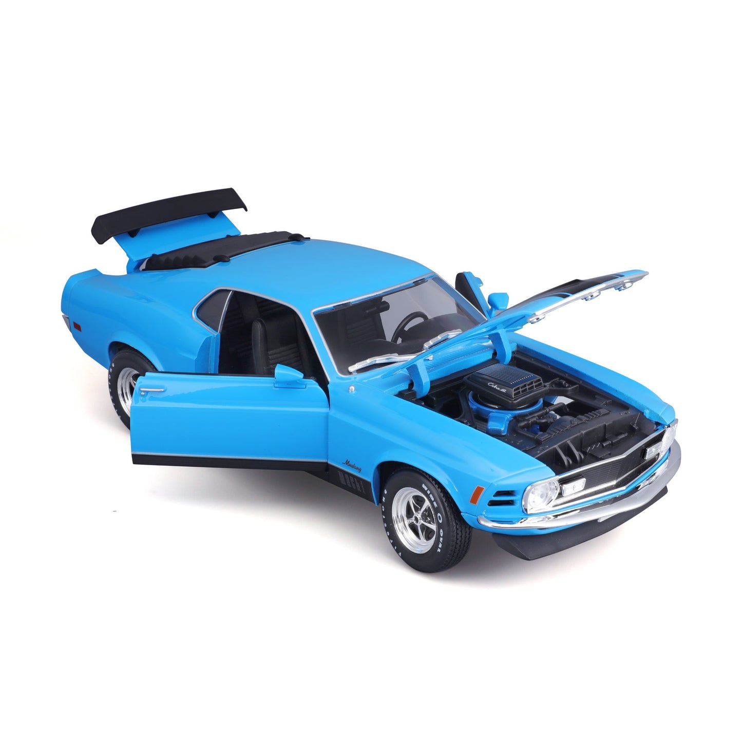 1:18 FORD MUSTANG MACH 1 1970 - BLEU