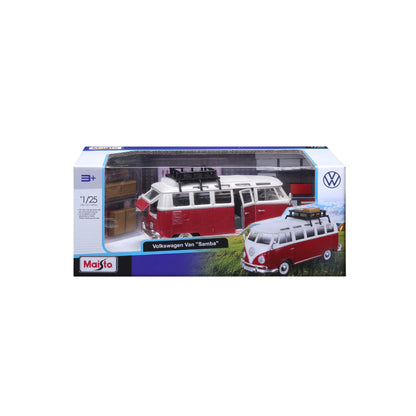 1:24 VW VOLKSWAGEN VAN SAMBA AVEC PORTE-BAGAGES