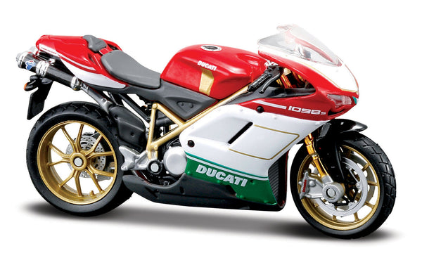 1:18 MOTO DUCATI 1098S - DISTRIBUTEUR 18 PIÈCES