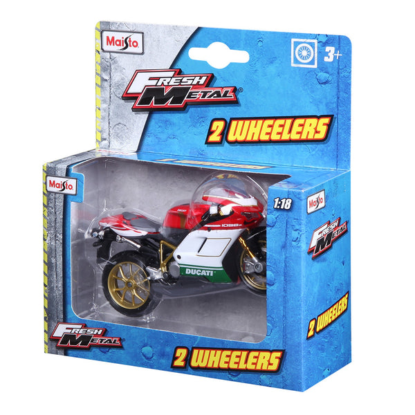 1:18 MOTO DUCATI 1098S - DISTRIBUTEUR 18 PIÈCES