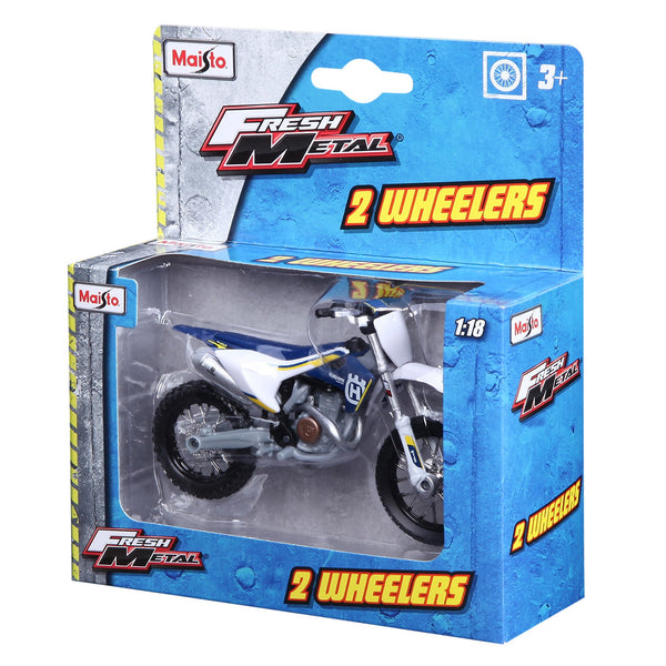 1:18 MOTO HUSQVARNA FC 450 - DISTRIBUTEUR 18 PC