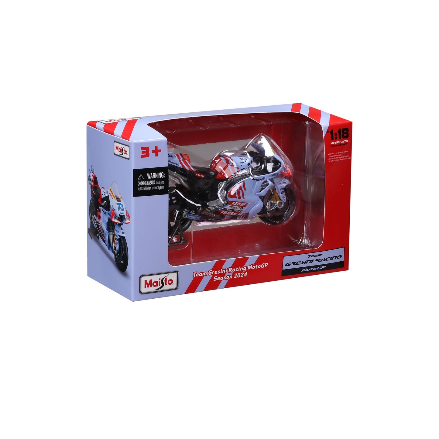 1:18 MOTO 2024 DUCATI DESMOSEDICI GRESNI RACING (#93 MARC MARQUEZ)