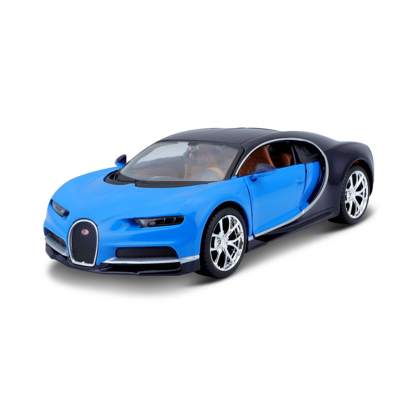 KIT BUGATTI CHIRON BLEU 1:24