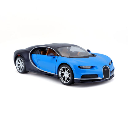 KIT BUGATTI CHIRON BLEU 1:24