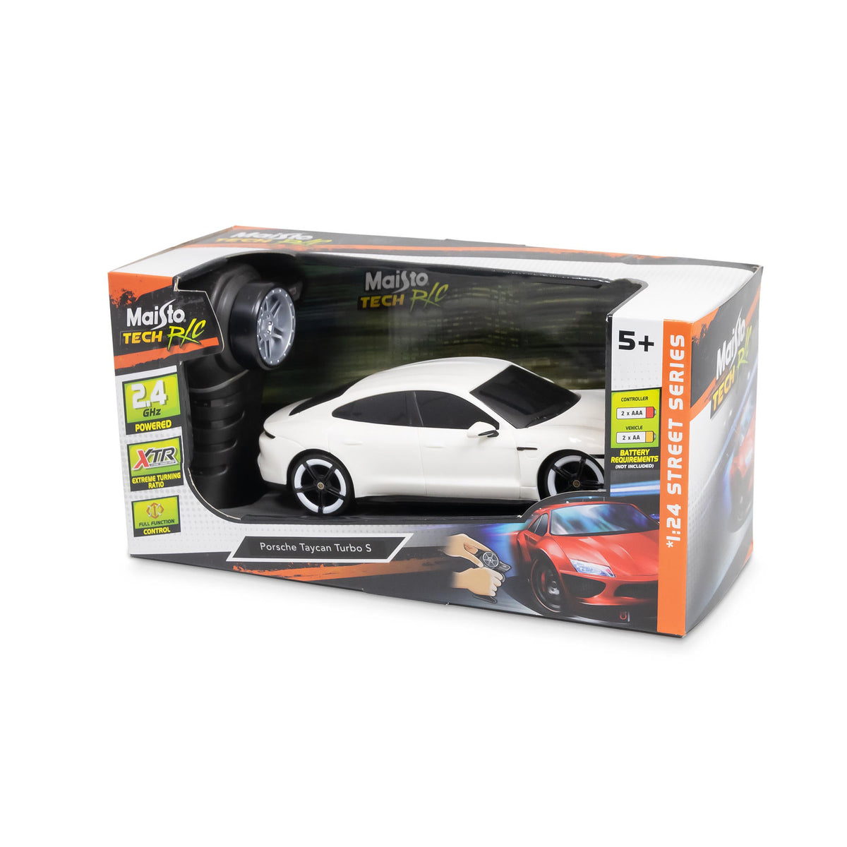 Porsche Taycan Turbo S 2,4 GHz télécommandée à l'échelle 1:24