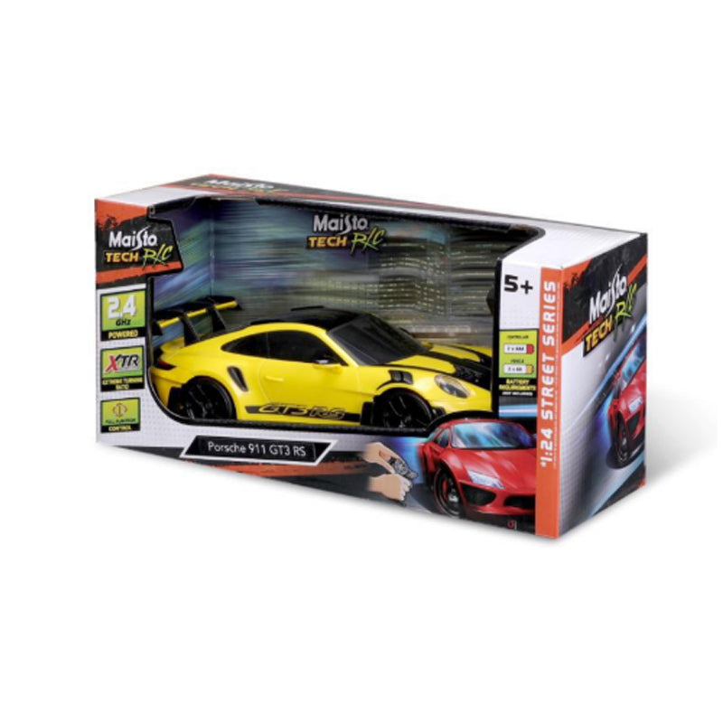 Porsche 911 GT3 RS télécommandée à l'échelle 1:24, 2,4 GHz