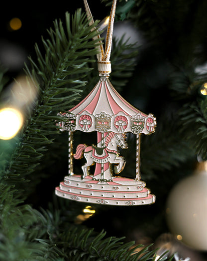 XMAS Merry Go-Round - Christmas ornament