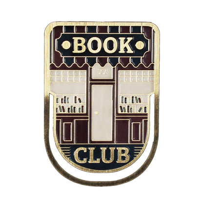Marque-page en métal Pulteney Press - Book Club