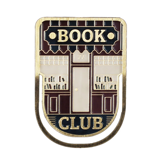 Marque-page en métal Pulteney Press - Book Club