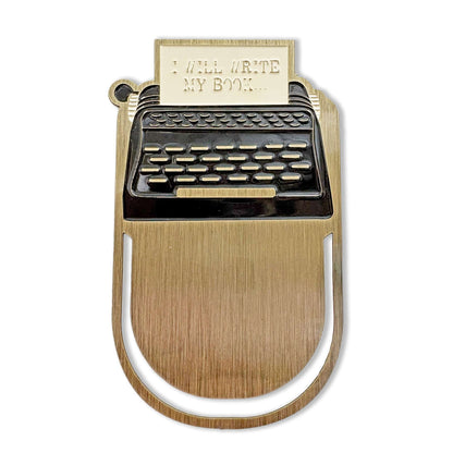 Marque-page en métal Pulteney Press - I Will Write