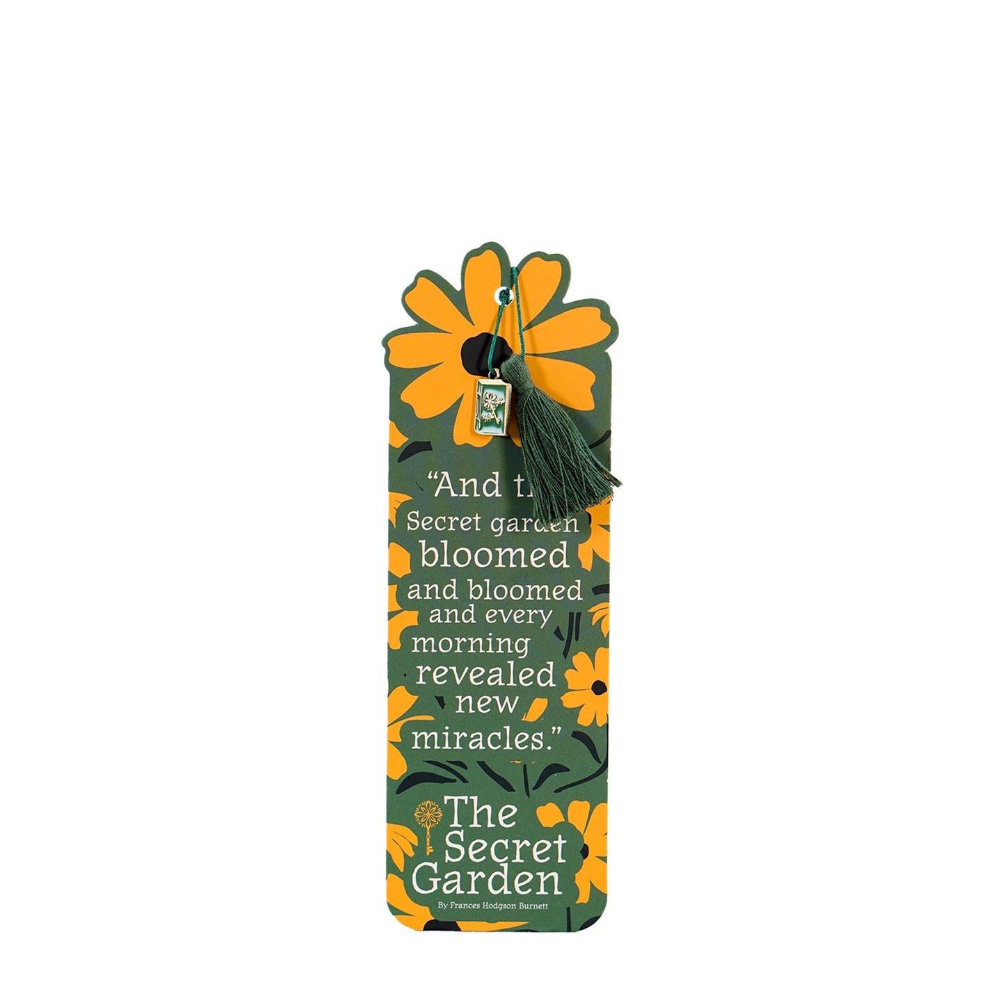 Marque-page avec breloque et pompon The Secret Garden