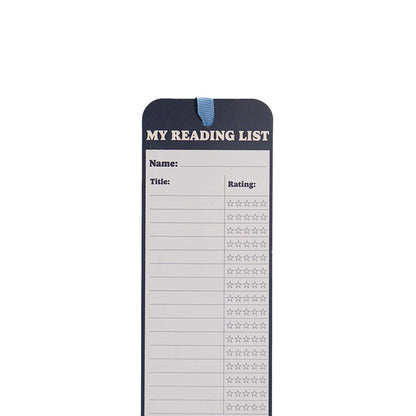 Marque-page papier Pulteney Press - Reading List