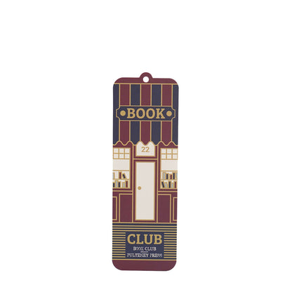 Marque-page avec breloque et pompon Book Club