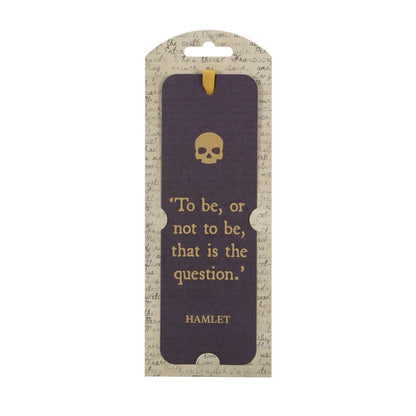 Marque-page papier Shakespeare - Hamlet