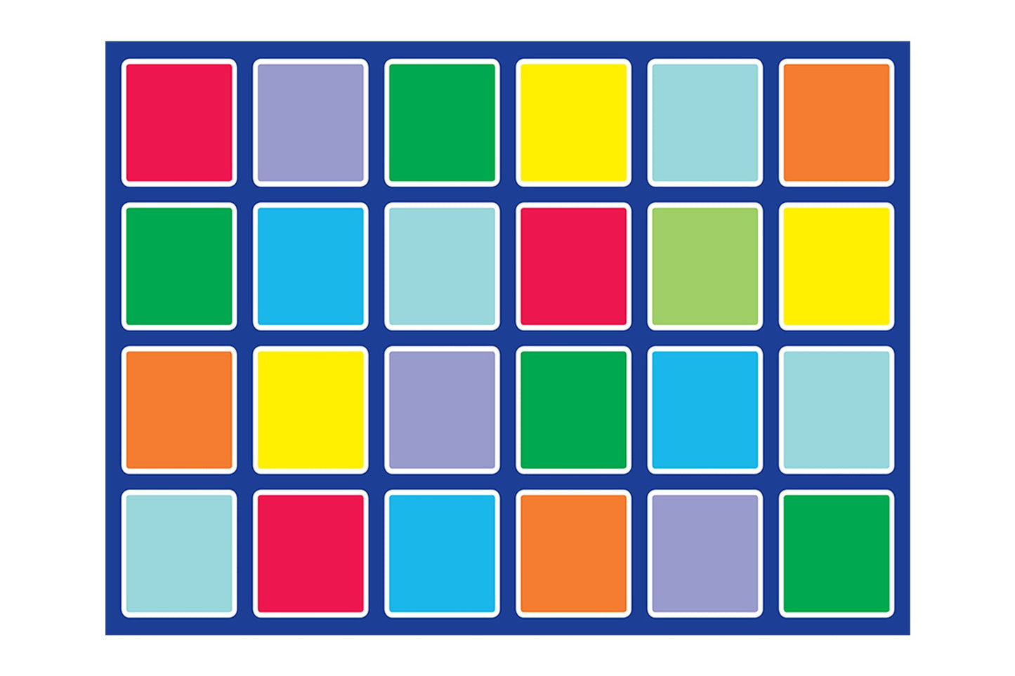 Rainbow™ Rectangle Placement Outdoor Mat 3x2m