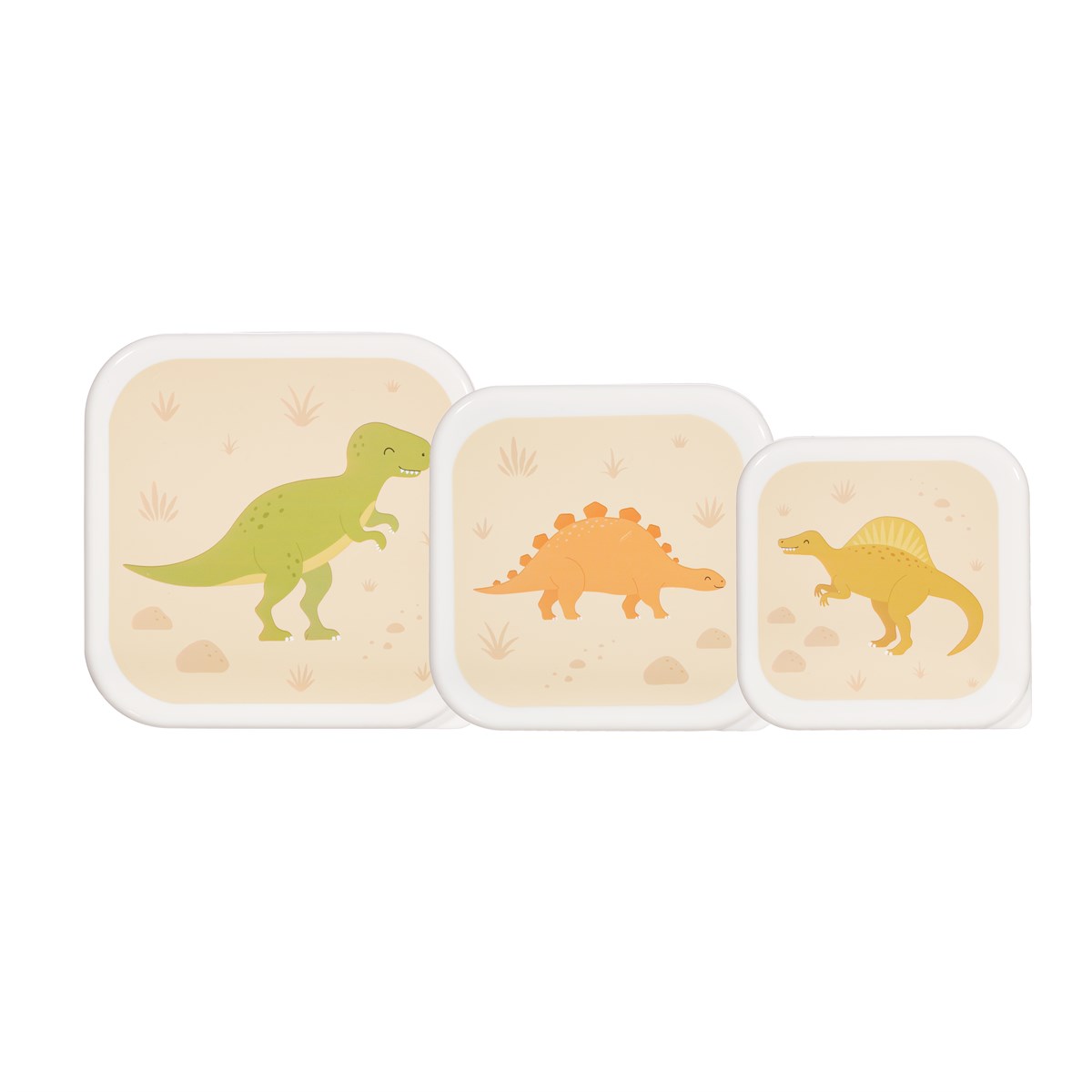 Dinosaur Desert Snack Boxes - 3-Pack