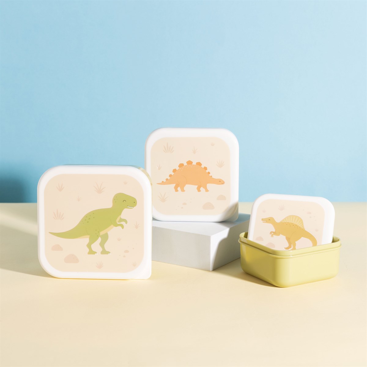 Dinosaur Desert Snack Boxes - 3-Pack