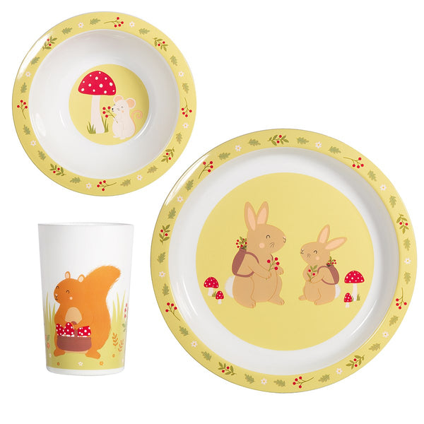 Set vaisselle enfant Amis du Jardin