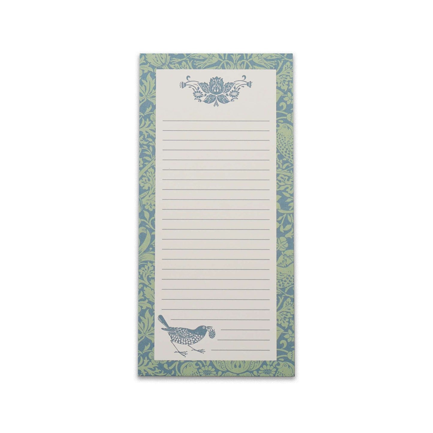 Bloc-notes Strawberry Thief Sage William Morris