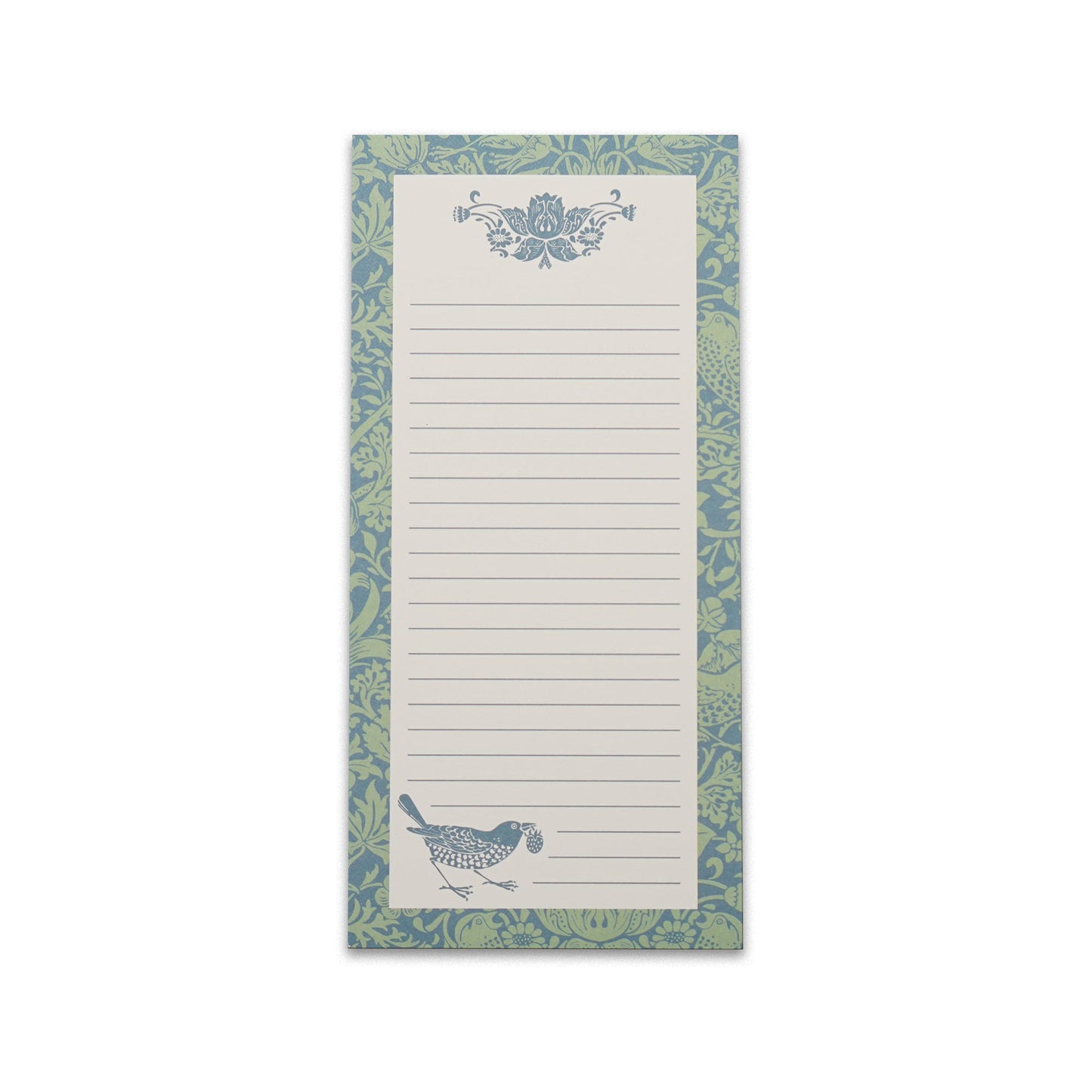 Bloc-notes Strawberry Thief Sage William Morris