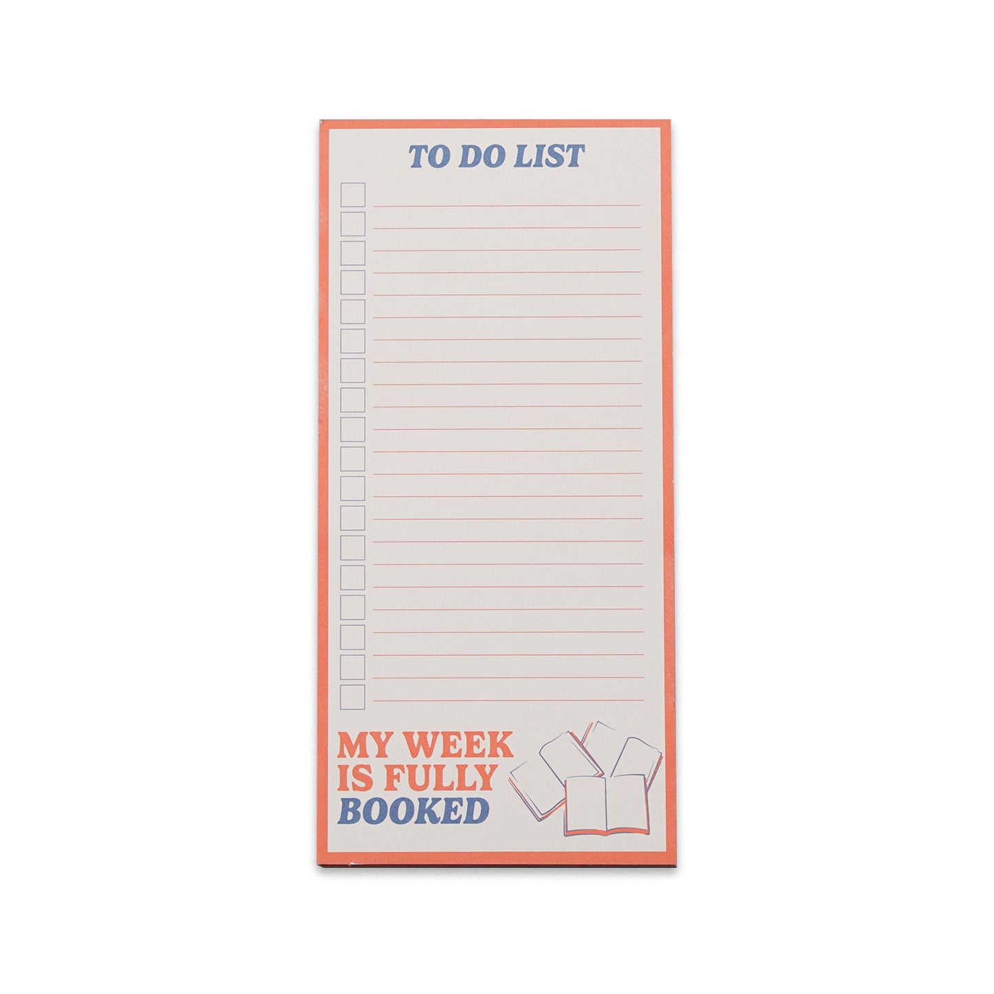 Bloc-notes My Week Is Fully Booked