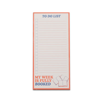 Bloc-notes My Week Is Fully Booked