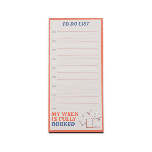 Bloc-notes My Week Is Fully Booked