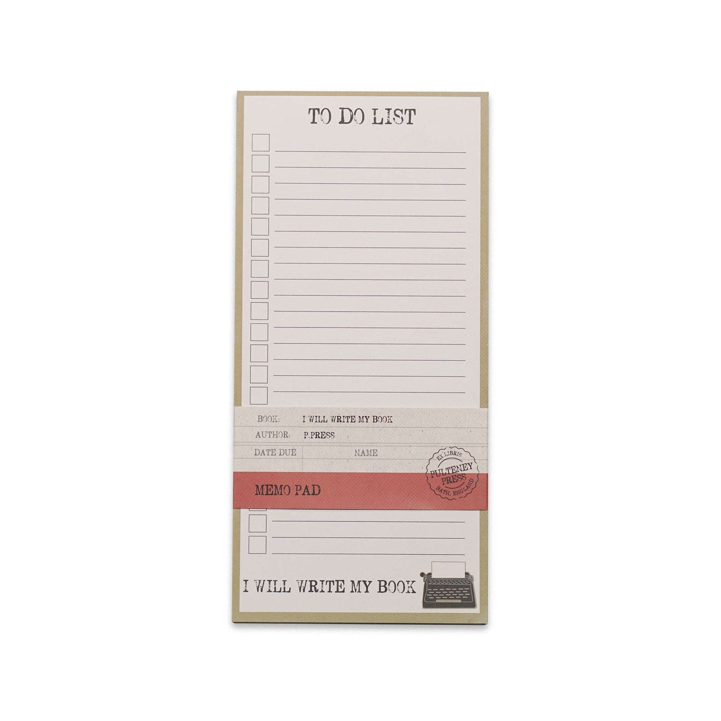 Bloc-notes I Will Write My Book