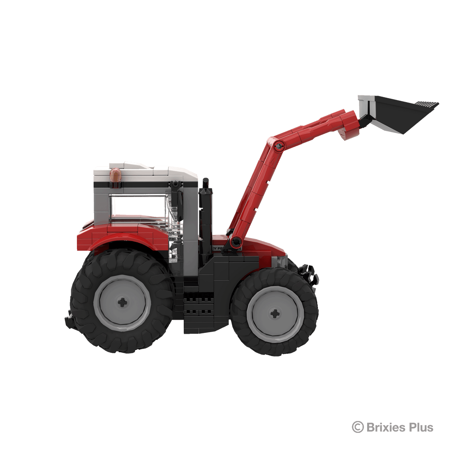 BRIXIES Plus Massey 5S mit Frontlader - 1:32