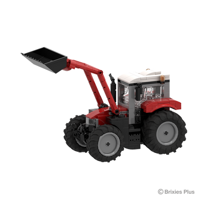 BRIXIES Plus Massey 5S mit Frontlader - 1:32