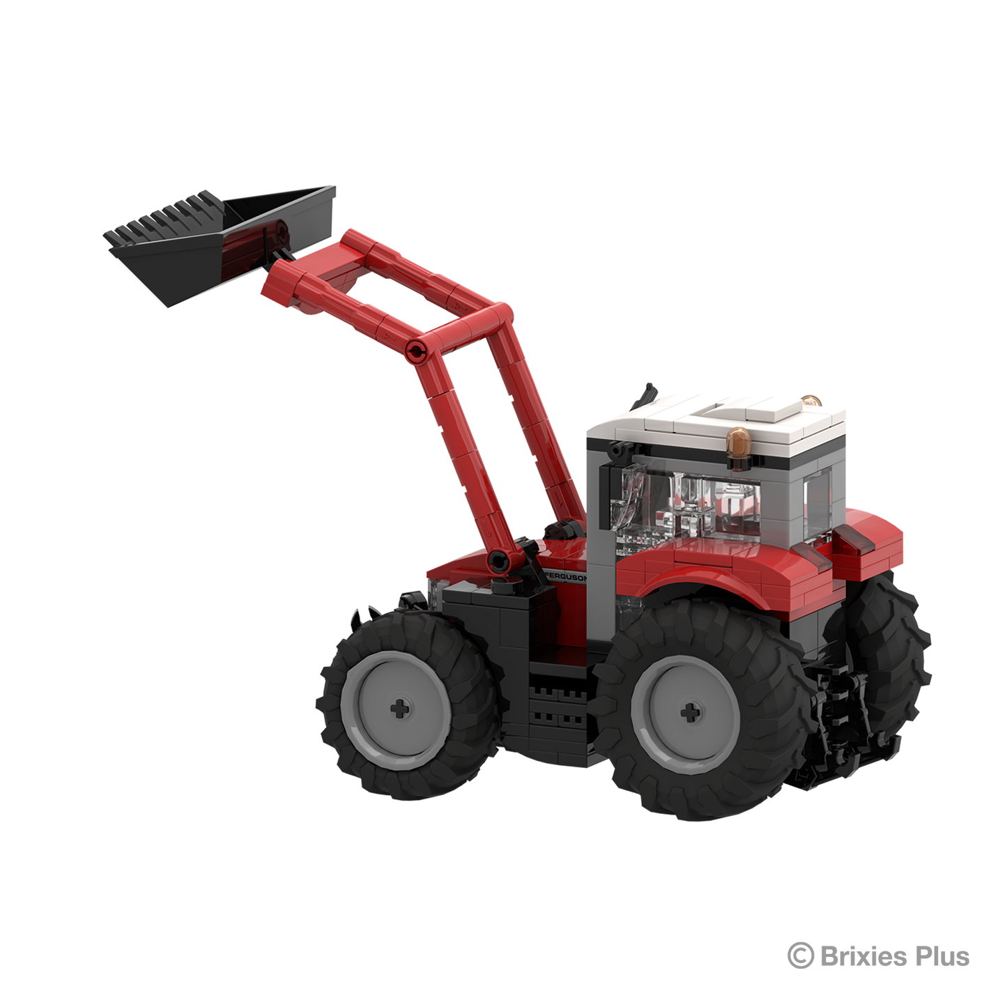 BRIXIES Plus Massey 5S mit Frontlader - 1:32