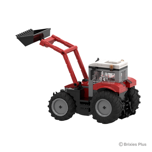 BRIXIES Plus Massey 5S mit Frontlader - 1:32