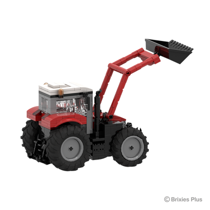 BRIXIES Plus Massey 5S mit Frontlader - 1:32