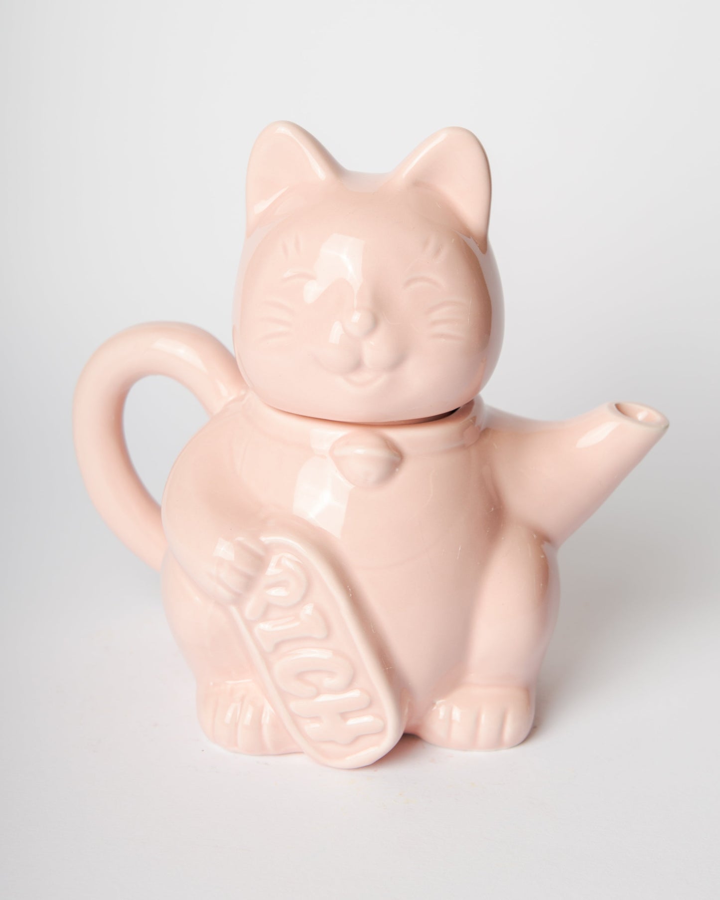 Théière Chat Chanceux Rose