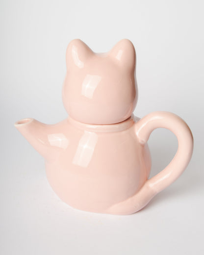Théière Chat Chanceux Rose
